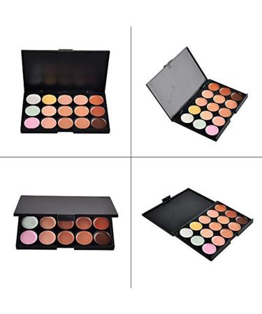 Vodisa Ultra Contour Kit - 15 Color Blemish Concealer Palette for Face Makeup - Beauty Cosmetics Cream Contour & Highlighter Palette - Buy Online on GoSupps.com