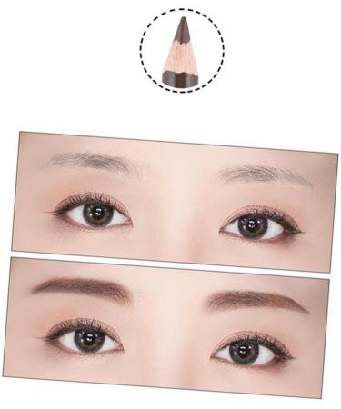 Mipcase 2pcs Eyebrow Pen White Eye Liner Pencils Beauty Makeup Tools Eyebrow Brush Styling Pen Make up Miss 1 count (Pack of 1) As Shown - Buy Online on GoSupps.com