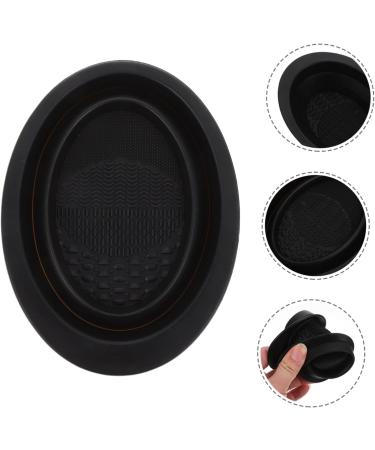 Housoutil Cleanser of Makeup Brush Cosmetics Brush Scrubber Brush Rinsing Bowl Makeup Brush Cleaning Pad Wash Machine Cleaner Makeup Cleaning Mat Silicone Tool Silica Gel Beauty Egg Cushion - Buy Online on GoSupps.com