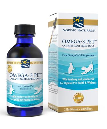 Nordic Naturals Omega-3 Pet Cats and Small Breed Dogs 2 fl oz (60 ml)