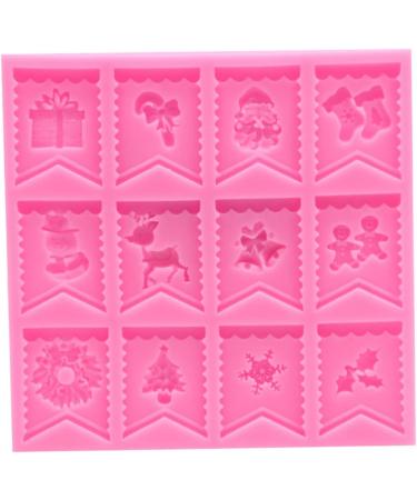 Cabilock 3pcs Silicone Molds DIY Baking Molds Xmas Fondant Christmas Mold Silicone Bunting Fondant Mold Fudge - Buy Online on GoSupps.com
