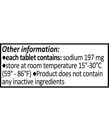 Sodium Chloride Tablets 500mg - 200 Tablets by CitraGen Pharmaceuticals - Buy Online on GoSupps.com