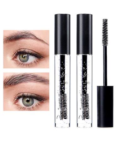 2PCS Eyebrow Gel Brow Gel Waterproof Eyebrow Gel Clear Clear Brow Gel Long Lasting Eyebrow Glue Brow Gel Clear Clear Eyebrow Gel for Natural Eyebrow Styling Repair