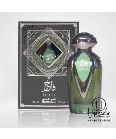 Almas Perfumes Fakher Eau De Parfum Spray - Sweet Smelling Spray - 3.4 Fl Oz (100 ml) - Long-Lasting Aroma - Luxurious Scent of Arabia for Men - Buy Online on GoSupps.com