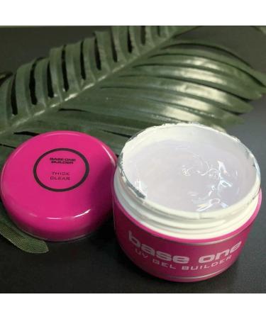 Silcare Uv Gel Base One Monophasic Thick Clear for Nail Rebuilding Extension and Covers - 50g - Buy Online on GoSupps.com