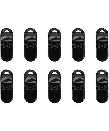 Hearing Aid Rope Clip - 10 Pack Quick-Assembly Strong Clamps for Hearing Aids (Black) - Versatile & Durable Replacement Solution - Buy Online on GoSupps.com
