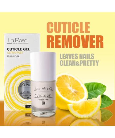 La Rosa Cuticle Remover Gel - 10ml | Gentle Cuticle Care for Perfect Nails | International Shipping Available - Buy Online on GoSupps.com