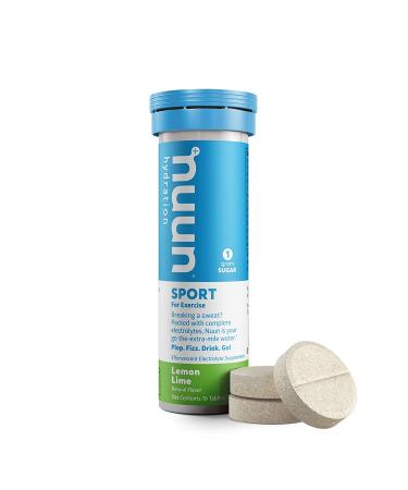 Nuun Lemon Lime Electrolyte Drink Tablets - 30 Tablets (3-Pack) | Hydration & Replenishment - Buy Online on GoSupps.com
