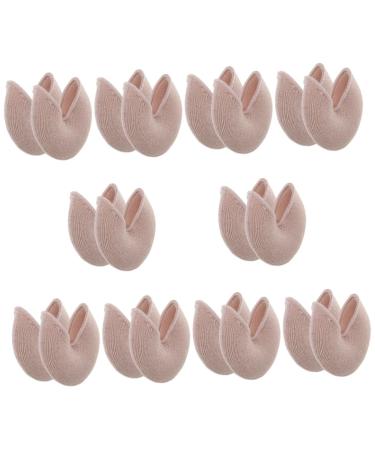 Gatuida 10 Pairs Lyrical Shoes Half Sole Zapatilla De Pilates Ballet Shoes Toes Protector Sequin Heels for Women Ballet Toe Cushion Athlete Shoe Pads Pointe Toe Pads Socks Gel