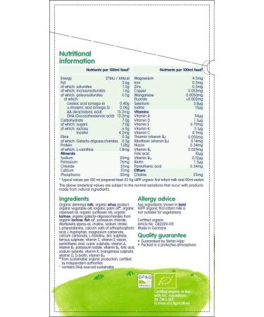 HiPP Organic 1 First Infant Baby Milk Powder Formula  From Birth  800g (Pack of 4) - Buy Online on GoSupps.com