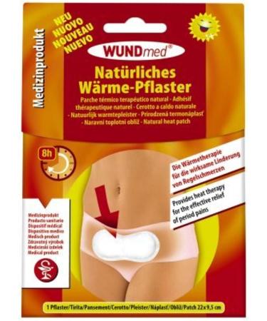 Wundmed Natural Heat Patch - Effective Relief for Period Pain | Medical Device (1) - Shop Internationally - Buy Online on GoSupps.com