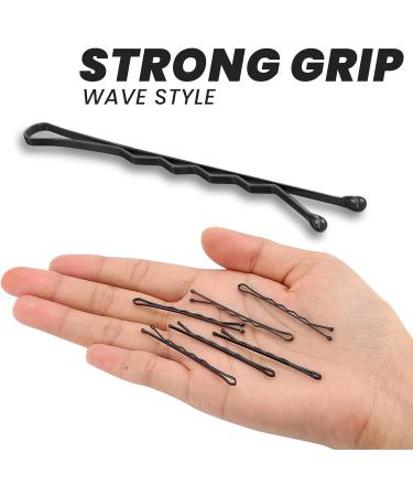 180-Piece Bobby Pins Hair Clips Set with Storage Box - Women's Girls Hair Grips in Black, Blonde, and Brown - Buy Online on GoSupps.com