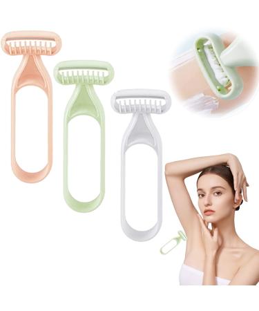 Remaired knife portable manual armpit hair rasier knife non-sensing-gladal hair razor unisex-axis cavity bikinibein razor