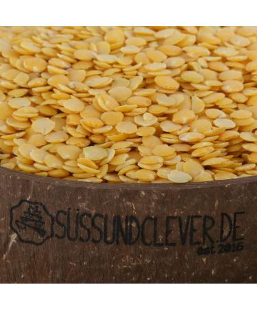 Organic Yellow Lentils | Divided | 1.8 kg | Eco-Friendly Plastic-Free Packaging | s ssundclever.de  - Buy Online on GoSupps.com