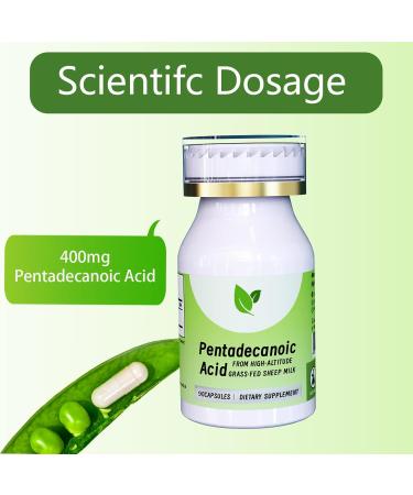 Pentieadecaflex Pentadecanoic Acid C15:0 90 Capsules 400mg - Buy Online on GoSupps.com