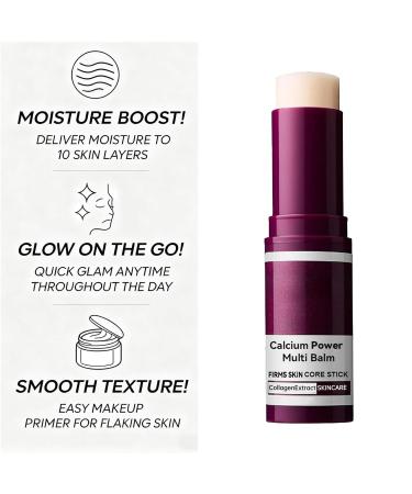 Kadohyrt 2PCS Calcium Multi Balm Stick Anti-Wrinkle Collagen Balm for Firming Lifting & Hydrating Skin Reduces Sagging & Fine Lines on Eyes Neck & Face Reduces Sagging & Fine Lines - Buy Online on GoSupps.com