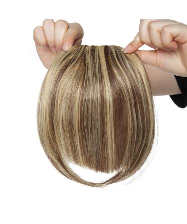 Buy SEGO Clip-in Pony Hairpiece Extensions - Real Hair Fringe Bangs in Ash Brown & Bleach Blonde - Perfect for International Shipping - Buy Online on GoSupps.com