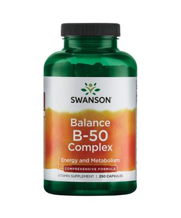 Swanson Balance B-50 Complex 250 Capsules - Buy Online on GoSupps.com