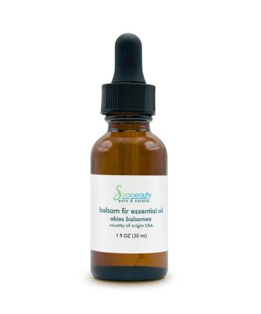 Balsam FIR Idaho Essential Oil Aromatherapy Glass Bottle 0.5 OZ 1 OZ (1 OZ(30 ML) Euro Dropper) 1 Fl Oz (Pack of 1)
