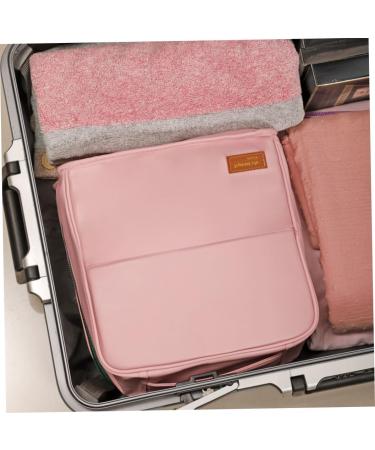 Trousse de Maquillage Debout Trousse de Maquillage Debout capacit avec Plusieurs Compartiments pour Le Voyage Organisateur Vertical en Cuir PU Support Rose - Buy Online on GoSupps.com