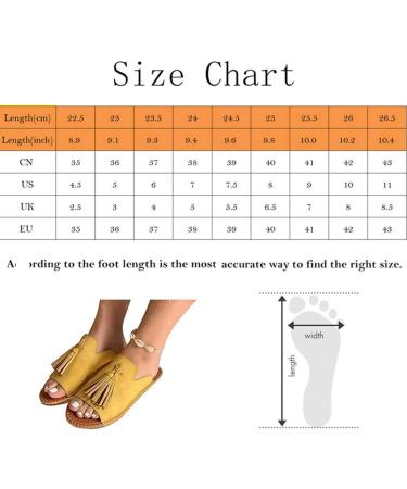 Creev Women's Flat Sole Tassel Slip-On Sandals | Summer Beach Bohemian Fashion | Slip-Resistant Open Toe Flip-Flops (EU Sizes 36-37) - Buy Online on GoSupps.com