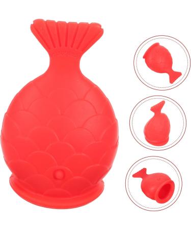 OHPHCALL 5pcs Lip Lip Plumper Treatment Red Suction Silicone Lip Plumping Device 8.2x6cmx5pcs Redx5pcs - Buy Online on GoSupps.com