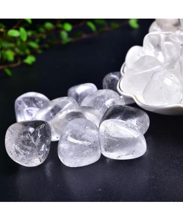 Large Clear Quartz Healing Crystal Stones 1.25-2.0 - Natural Reiki Gemstones for Energy Healing, Meditation & Witchcraft - Buy Online on GoSupps.com