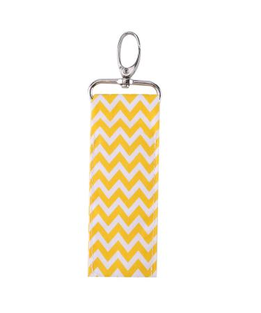 Mod le de motif d'onde porte-rouge l vres Keychain Pouche m res jaune gris noir rose clair violet bleu marine mini charme de mode praticienne cl s sac dos sac dos (Couleur jaune) - Buy Online on GoSupps.com