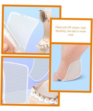 FRCOLOR 6 Pairs Dancer's Foot Protection High Heel Pads - Reusable Non-Slip Gel Metatarsal Cushions for Comfort | Perfect for Girls and Children - Buy Online on GoSupps.com