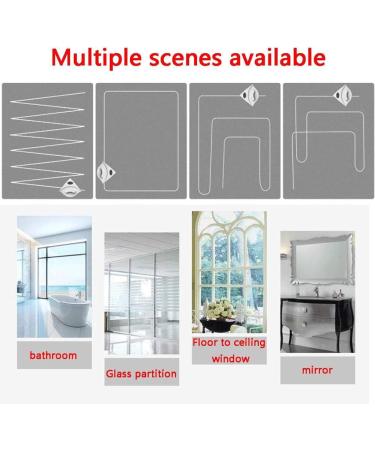 Home Double Side Magnetic Window Cleaner Strong Both Side Glass Surface Cleaning Brush Wiper Tools with Ergonomic Handle Des - Buy Online on GoSupps.com