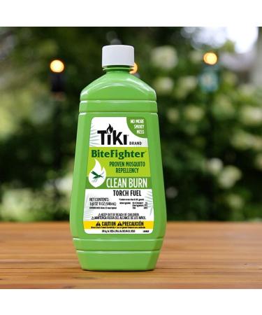 Tiki 1218071 Brand 32 oz. Clean Burn BiteFighter Fuel Torch Oil 32 ounce - Buy Online on GoSupps.com