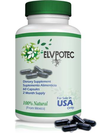 Buy ELVPOTEC - Mexican 60 Capsules | 2 Month Supply of 100% Natural Non-GMO Ingredients for Your Perfect Body - International Shipping Available - Buy Online on GoSupps.com
