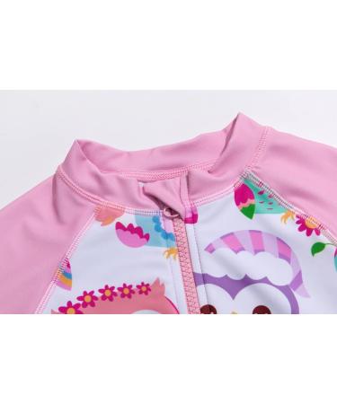 Bonverano Baby Girls Swimsuit | UPF 50+ Sun Protection | Owl Design | 2-3 Years - Buy Online on GoSupps.com