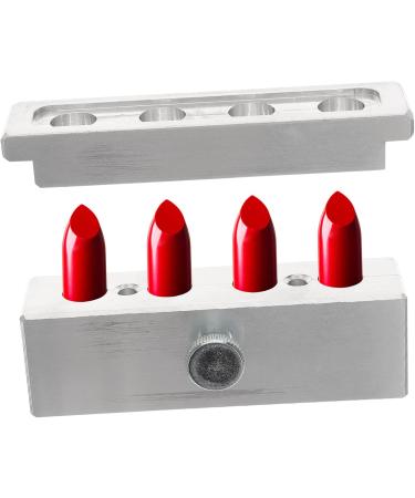 FRCOLOR 2 Sets 4 Hole Lipstick Mold Lip Balm Maker Tool Lip Balm Making Kit Lip Gloss Maker Tool Lip Balm Mold Lip Sticks Lip Balm Diy Kit Lip Stickers Sandwich Aluminum Alloy - Buy Online on GoSupps.com