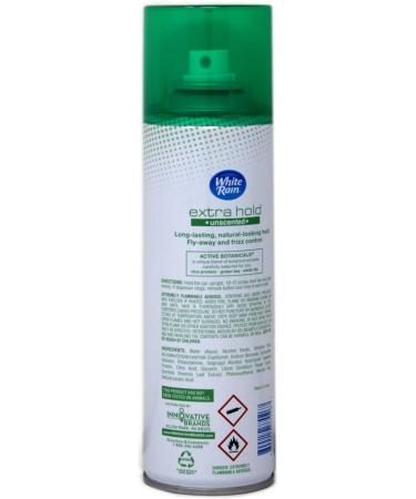 White Rain Aerosol Hairspray Unscented Extra Hold 7 oz (Pack of 4) - WLM - Buy Online on GoSupps.com