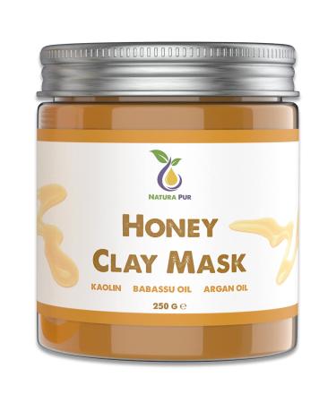 Honey Face Mask 250 g Natural Cosmetics Anti Pimples Blackhead Mask and Acne Anti-Ageing Care for Dry and Blemished Skin Cleaning Mask for Face and Body