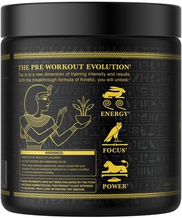 Organic Ambrosia Kinetic Mushroom Enhanced Preworkout for Energy - Blue Raspberry - Buy Online on GoSupps.com