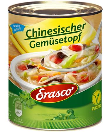 n.v. Erasco 800 g Chinese Vegetable Pots with Lots of Delicious Vegetables (Pack of 2) - Buy Online on GoSupps.com