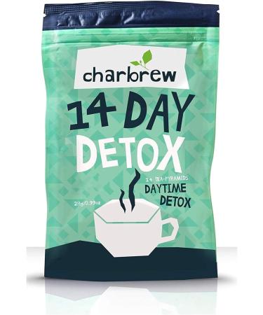 Charbrew 14 Day Detox Duo - Night & Day Time Tea - Buy Online on GoSupps.com