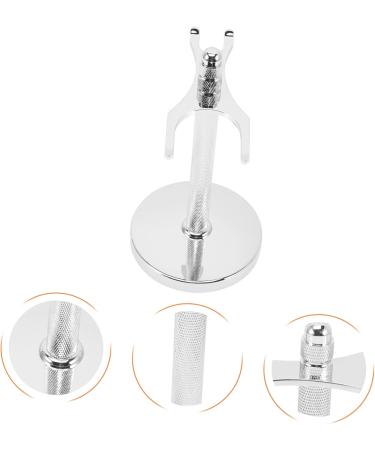 Minkissy Universal Aluminum Alloy Razor Holder Stand | Shaving Sets Organizer for Men | Durable Shaver & Brush Stand | Ideal Gift for Hair Removal - Buy Online on GoSupps.com
