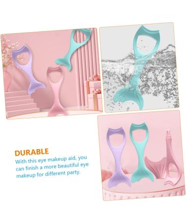 MAGICLULU 4pcs Mascara Brush Stickers Resin Mold Guard Compact Make up Tools for Women Small Tools Major Woman - Buy Online on GoSupps.com