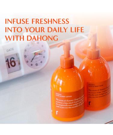 RATAPLAN Dahong Hand & Body Lotion - Vegan Moisturizer with Jeju Tangerine | Gentle Korean Skincare | 10.14 fl. oz (300ml - Buy Online on GoSupps.com