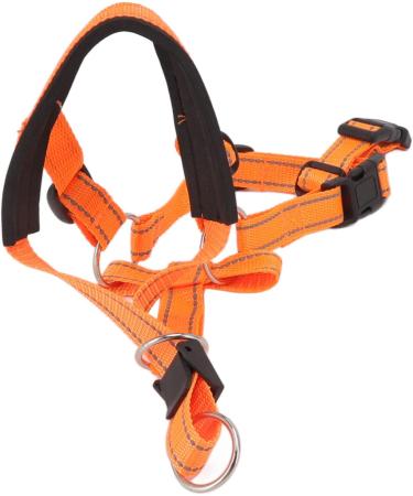 Dog Handlebars with Seat Belt - XL Orange Pet Halter for Safe Outdoor Walking | Prevent Pulling - Buy Online on GoSupps.com