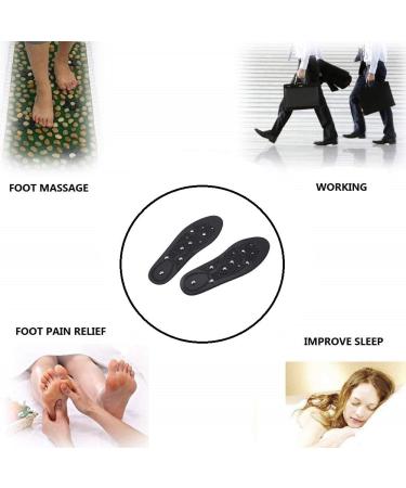 Magnetic Massage Insoles for Pain Relief | Acupressure Shoe Inserts for Men & Women - 10.2 x 3.3 Inch - Buy Online on GoSupps.com