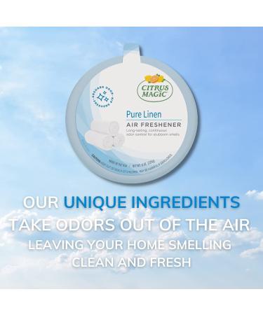 Citrus Magic Pure Linen Air Freshener | 8oz Odor Absorbing Solid | Pack of 1 - Buy Online on GoSupps.com