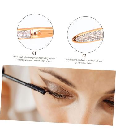 Didiseaon 3pcs Eyeliner Cosmetics Eye Line Pencils Eye Pencil Black Alloy Miss No Smudge Gold and Silver - Buy Online on GoSupps.com