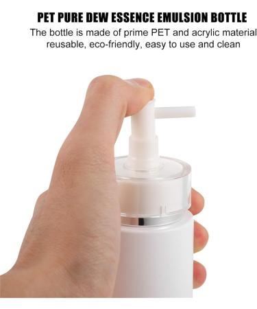 FRCOLOR 2pcs 200ml Plastic Pump Dispenser Bottles for Lotion Massage Oil Shampoo Empty Containers Refillable Liquid Accessories - Buy Online on GoSupps.com