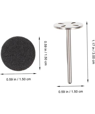 Healvian 4 Sets Nail Polishing Sheets Drill Bits for Nails Sandpaper Pad Disks Exfoliating Sandpaper Disc Pro Tools Electric Tools Nail Disc Bit Sole of Foot Stainless Steel Foot File - Buy Online on GoSupps.com