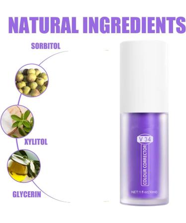 Lila Toothpaste 30ml - Brightening & Whitening for Yellow Teeth Deep Stain Removal from Coffee & Smoking - Buy Online on GoSupps.com