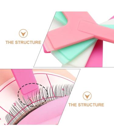Lurrose Eyelash Extension Brushes & Lifting Rod - 60pcs Eyelash Sticker Boom & Lodging Tool for Perfect Lash Lifts - Plastic False Eyelashes Device - Buy Online on GoSupps.com